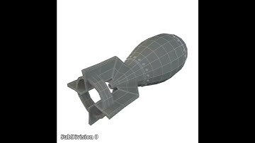 Cartoon Aerial Bomb 3D model from CGTrader.com