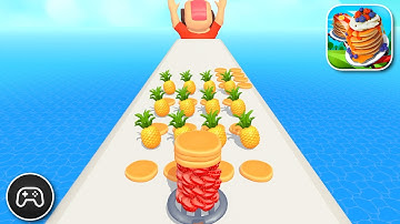 Pancake Run - Gameplay Walkthrough Part 3 - Basic Level 138-140 (iOS, Android) iPad Gameplay