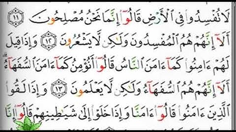 مصحف التجويد المرتل الصفحة 3 إبراهيم الأخضر