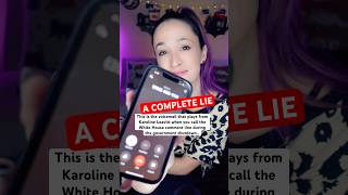 I called the White House comment line…