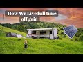 GOOMBOORIAN + OFF GRID LIVING // Running Our Aircon Using Solar and Lithium