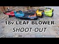 Leaf blower shootout