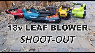 Leaf blower shootout