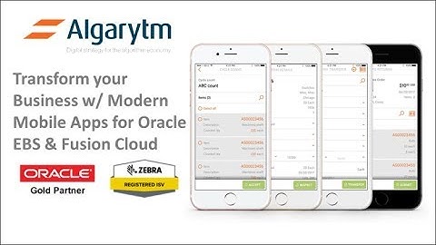 Propel Apps, Previously Algarytm Mobile Solutions for Oracle EBS & Fusion Cloud