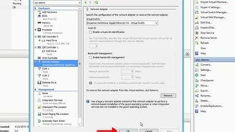 Installing vSZ on Windows Hyper-V