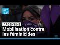 Argentine : la rue se mobilise contre les féminicides après la mort d'une adolescente
