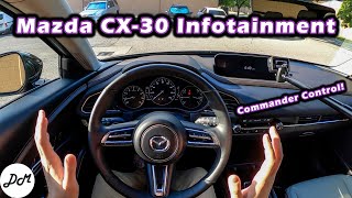 2022 Mazda CX30 – Infotainment Review | Control Knob, Apple CarPlay, Android Auto HowTo