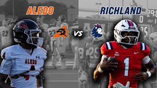 #1 Aledo vs Richland 5A DI DISTRICT RIVALS FACE-OFF WILL THE ALEDO WIN STREAK CONTINUE? #txhsfb