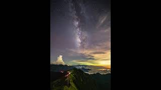 20250914南投合歡山主峰銀河雲海相機縮時4K