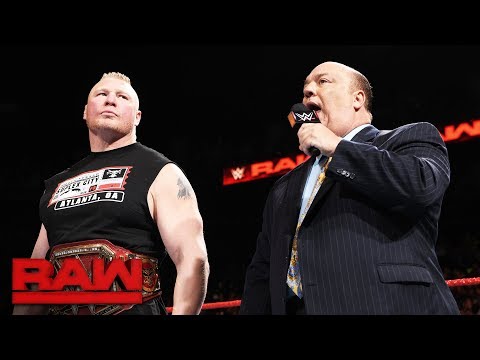 Brock Lesnar will turn Survivor Series' dream match into a nightmare: Raw, Nov. 13, 2017