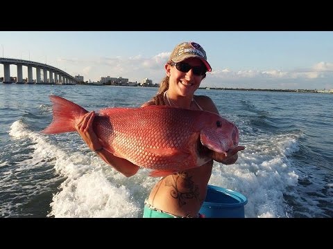 Best Florida Red Snapper Fishing With Hot Girl Catching Fish For First Time