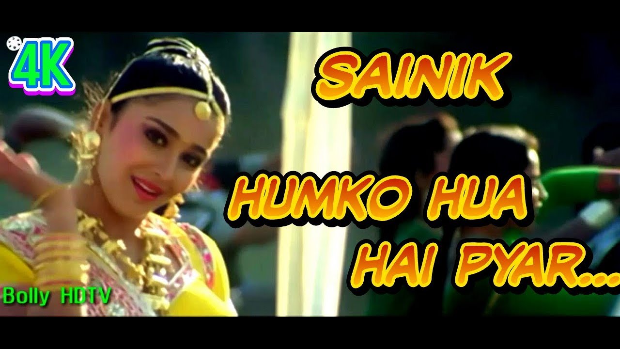 Humko Hua Hai Pyar Batao Hum Kya Kare  1080p  Sainik Romantic Songs  Ronit Roy Hits