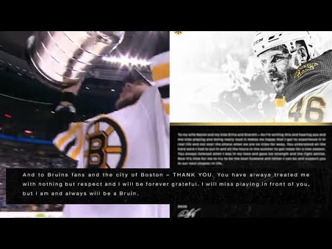 Patrice Bergeron and David Krejci Legends Bruins thanks you for