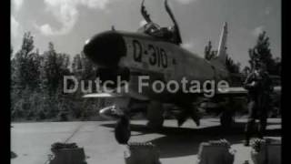 Demonstration of planes and helicopters of the Royal Air Force at an airfield