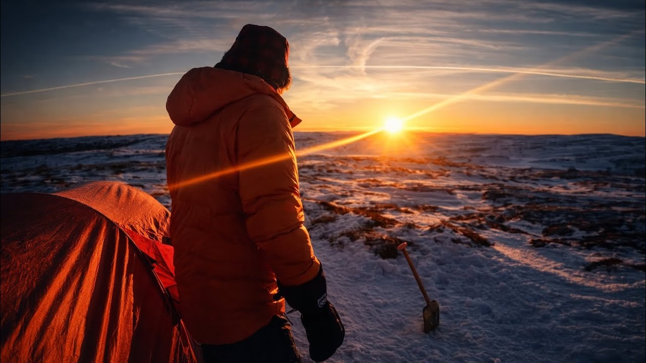 Våkner til rype i teltet – Del 3 | Vinter i Verran