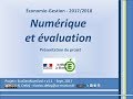 Projet traam  numrique et valuation  en conomiegestion