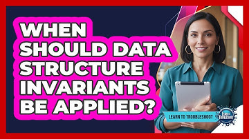 When Should Data Structure Invariants Be Applied?