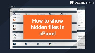 Show hidden files cPanel - htaccess edit hidden files cpanel
