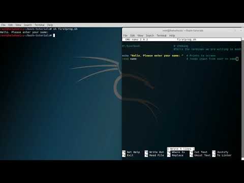 Intro to bash (Input and Output)