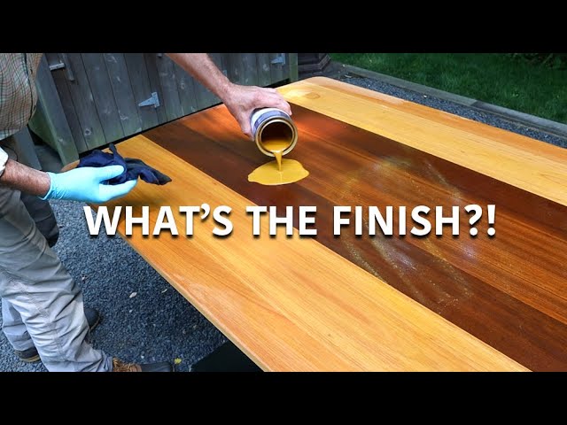 Outdoor Wood Finish - Outdoor Table Wood Sealer 