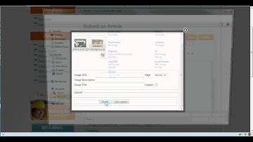 Joomla-Adding Image to Article Front End Admin