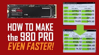 Samsung 980 Pro- How to Make it Go Faster! screenshot 3