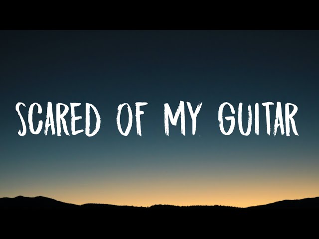 Olivia Rodrigo - scared of my guitar (Lyrics) class=