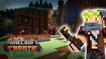 My workshop can AUTOMATE Production in Minecraft Create Mod!