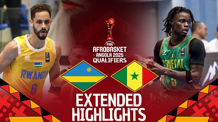 Rwanda 🇷🇼 v Senegal 🇸🇳 | Extended Highlights | FIBA AfroBasket 2025 Qualifiers