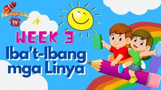 MELC BASED QUARTER 1 WEEK 3 IBA'T-IBANG MGA LINYA  | KINDERIFIC TV