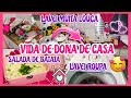 DONA DE CASA |FIZ UMA DELICIOSA SALADA DE BATATA |LAVEI MUITA LOUÇA E TAMBÉM LAVEI ROUPA 🎀