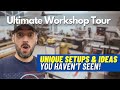 Ultimate Workshop Tour - Setups & Organizational Ideas You Haven't Seen Before!