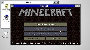 Can You Run MINECRAFT on Windows 3.1?