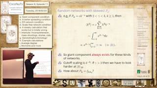 S8E11d: Scale-free networks: Giant component condition