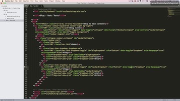 Bootstrap 4: Create a blog – Navigation
