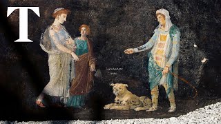 Stunning new frescoes unearthed in Pompeii