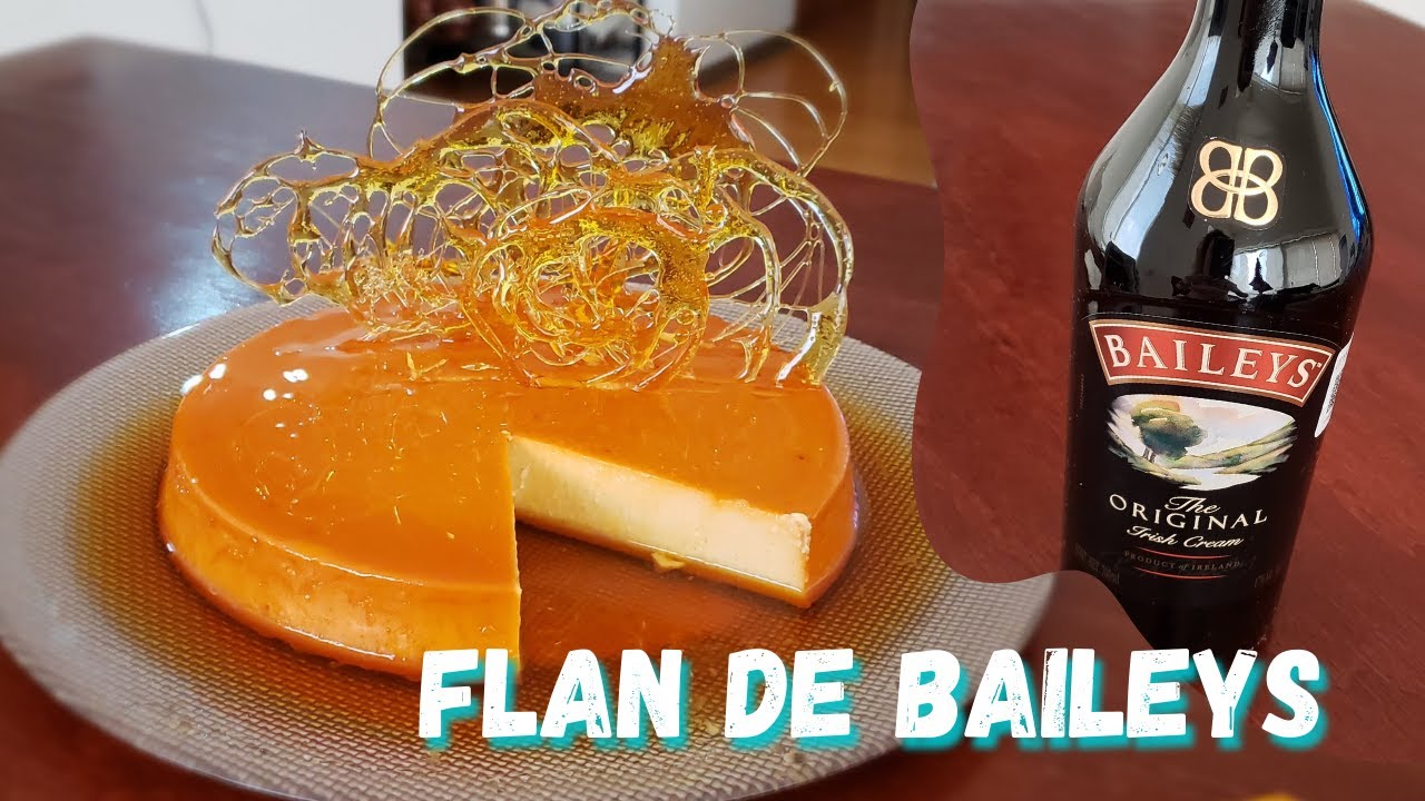 🍮 Flan casero de baileys (crema de whisky) muy sencillo de hacer.