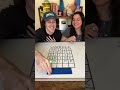 Who’s the smarter half?🙋🏻‍♂️🙋🏻‍♀️🧠 #wordle #gamenight #coupleschallenge #games #challenge 