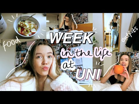 a week in my life at university ? what i eat, wear, do! (uni of bath) / vlog 001