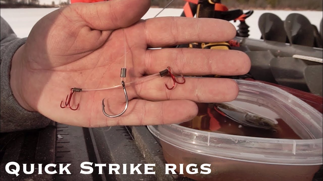 Best Quick Strike Rigs (Tip ups) for Ice Fishing Pike! 