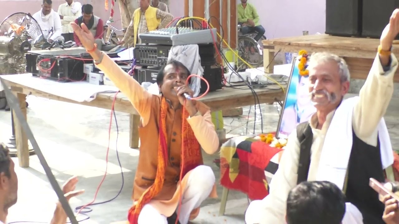 थाली की रामायण खेरी एमा में ||जब आई अलवर भईया की याद तो जनता फूट फूट कर रोने😭😭 लगी#atulstudio