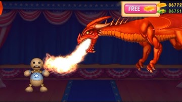 Kick The Buddy Vs Cooper Dragon | Kick the buddy android Gameplay