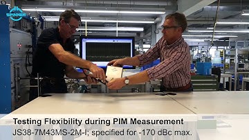 4.3-10 and 7-16 LOW PIM Measurement Cables – PIM Test at SPINNER