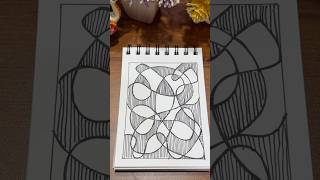 Easy doodle art tutorial ❤️random patterns ☺️ #art #zenpatterns