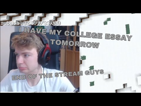 TOMMYINNIT REALIZES HE HAS HIS COLLEGE ESSAY DUE TOMORROW