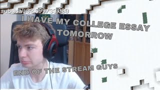 TOMMYINNIT REALIZES HE HAS HIS COLLEGE ESSAY DUE TOMORROW