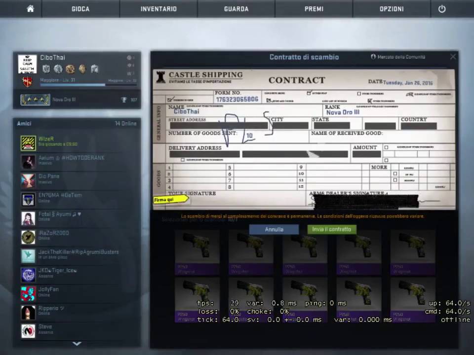 CS:GO Trade up 10 P250 Wingshot FT #003 - YouTube