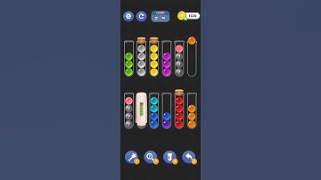 Ball colour sort puzzle level 201 #games #gaming #gameplay