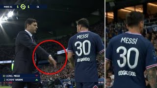 Watch: Lionel Messi's Reaction To Being Subbed Off By PSG Coach Mauricio  Pochettino Goes Viral