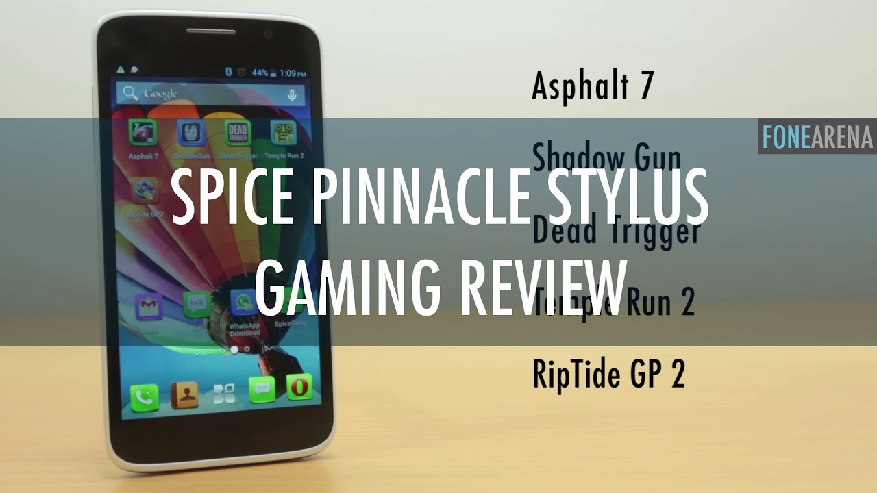 Spice Pinnacle Stylus Gaming Review